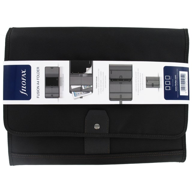 FILOFAX A4 FUSION FOLDER BLACK