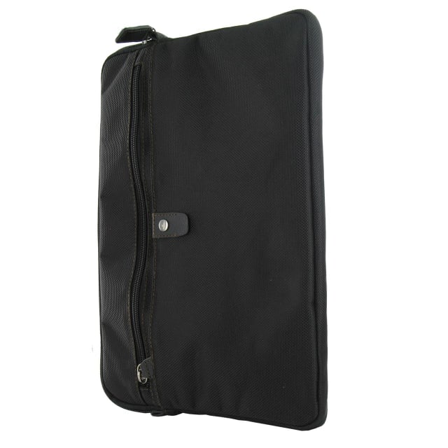 FILOFAX A5 FUSION ZIPPED FOLDER BLACK