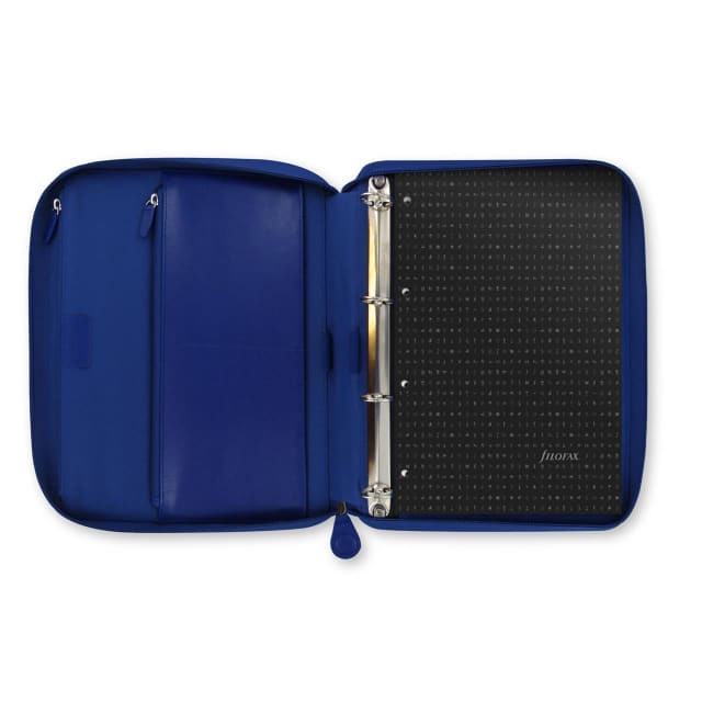 FILOFAX A4 PENNYBRIDGE ZIP FOLIO Hndl COBALT Blu