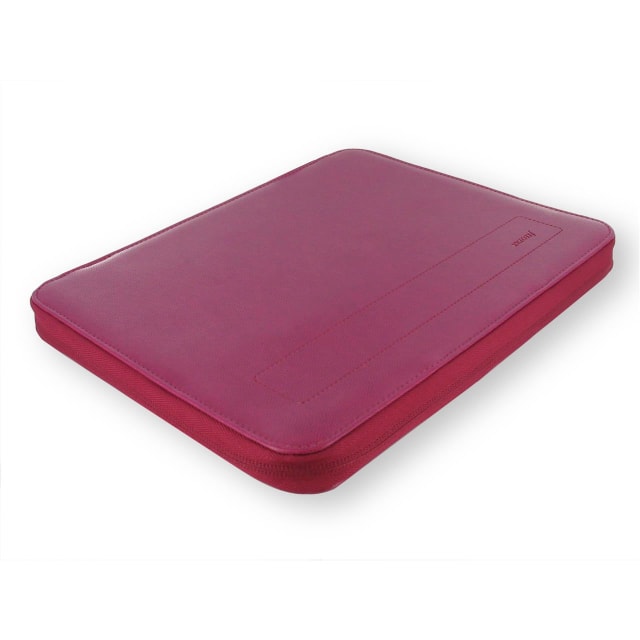 FILOFAX PENNYBRIDGE IPAD ZIP FOLDER RASPBERRY