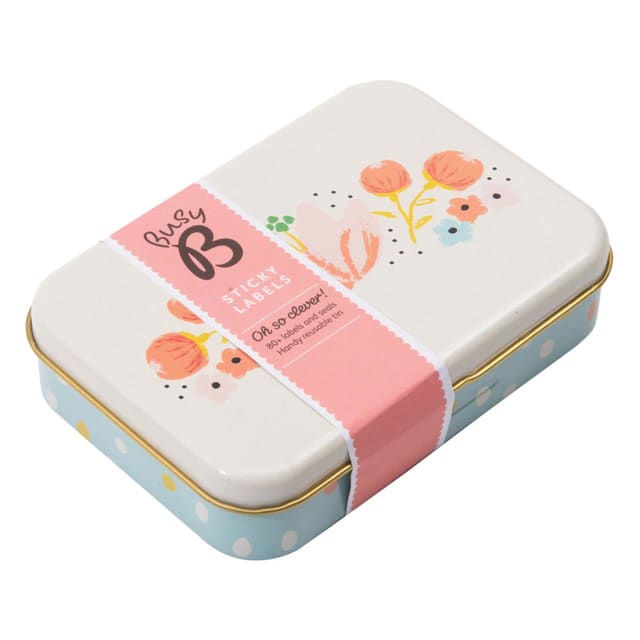 KTWO Busy B Tin of Labels