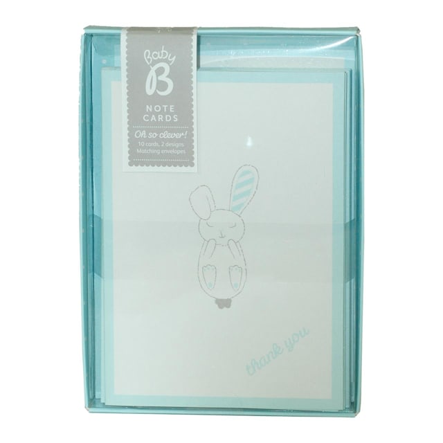 KTWO Baby B Thank You Cards Blue