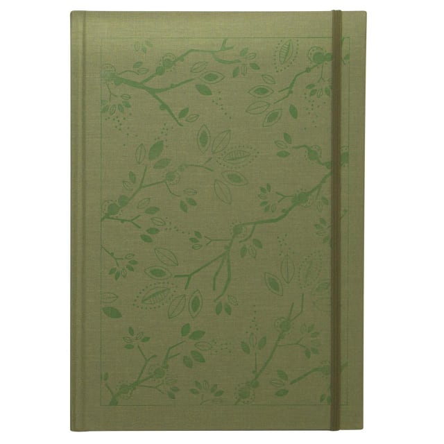 LANTERN STUDIOS A4 Journal Foil Leaf/Sage