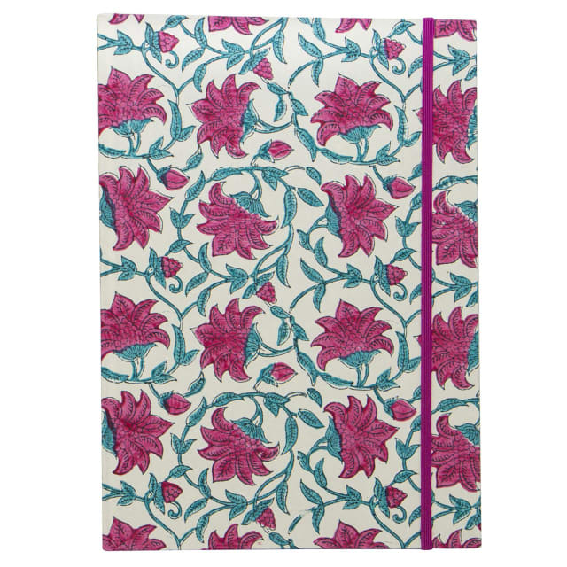 LANTERN STUDIOS A4 Journal Ind Coral Flwr