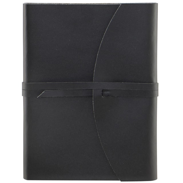 LANTERN STUDIOS A5 Wrap Journal Black