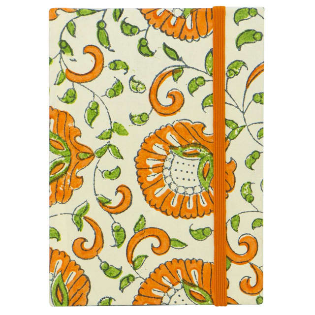 LANTERN STUDIOS A6 Journal Ind Orang Flwr