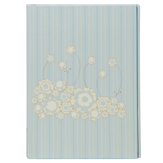 LANTERN STUDIOS A6 Journal Mag Blue Flwrs