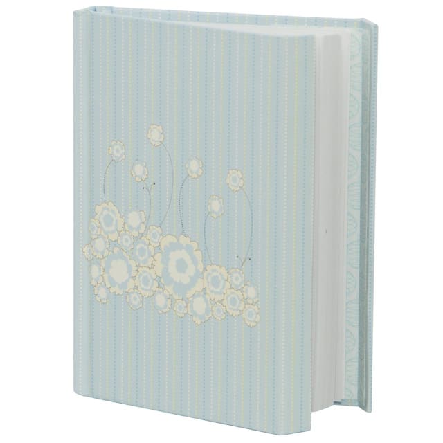 LANTERN STUDIOS A6 Journal Mag Blue Flwrs