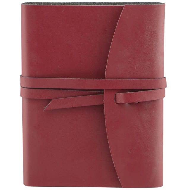 LANTERN STUDIOS A6 Wrap Journal Red