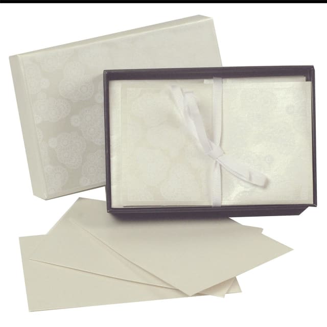 LANTERN STUDIOS Boxed Note Cards Pearl