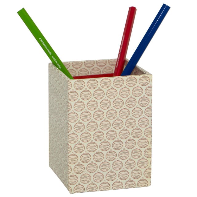 LANTERN STUDIOS Pen Holder Lantern Red
