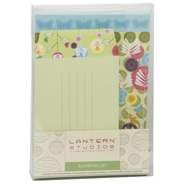 LANTERN STUDIOS Write Set Cottage Garden