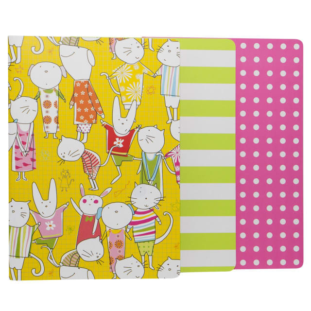 LANTERN STUDIOS Animal Playdate A5 Cahier Set of 3