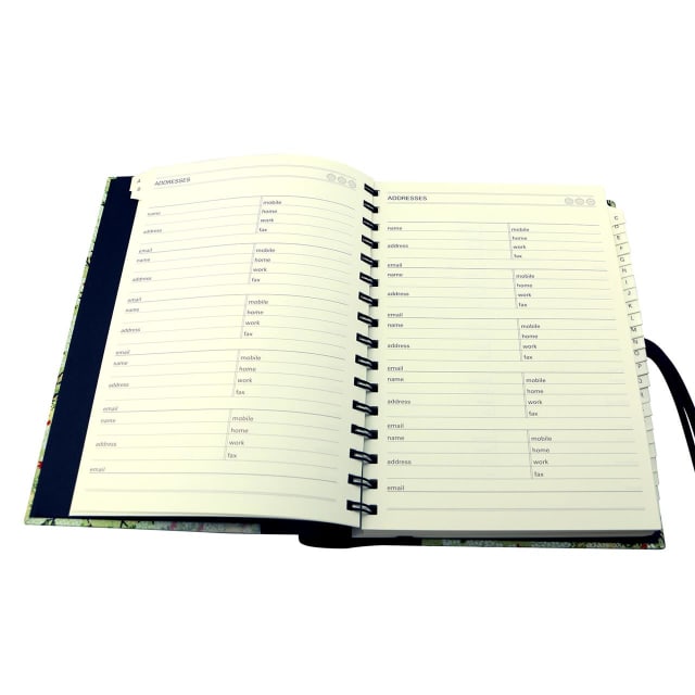 LANTERN STUDIOS Japanese Address Book A5 Cherry Gold
