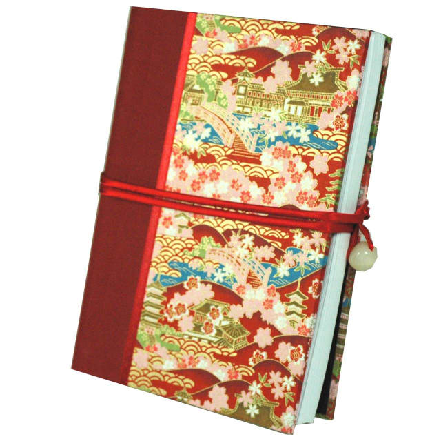 LANTERN STUDIOS Japanese Journal A5 Red Temple