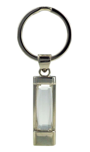 LIFEFX Crystal Rectangle Keyring