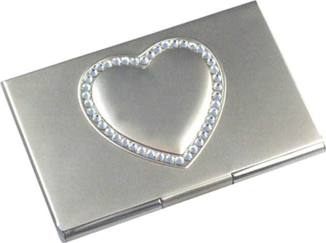 LIFEFX Diamante Heart Card Case