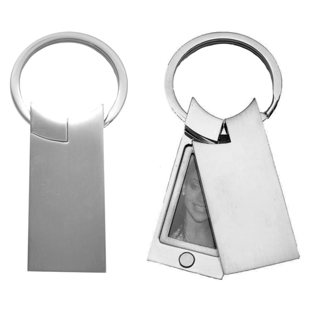 LIFEFX Photo/Mirr Oblong Keyring