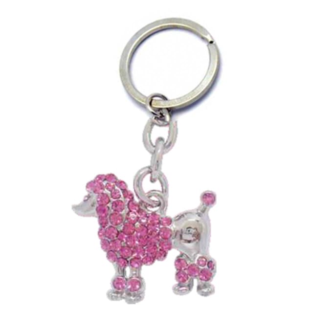 LIFEFX Pink Poodle Keyring