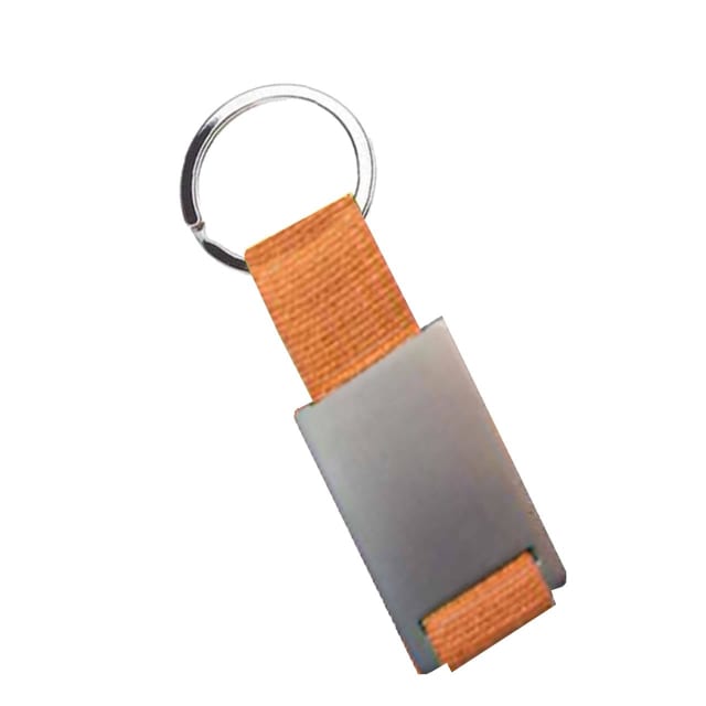 LIFEFX Rect Plate w Ribbon Keyring