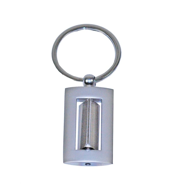 LIFEFX Spinning Triangle Keyring