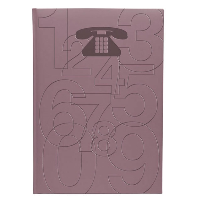 PIERRE BELVEDERE Numbers Address Book Pocket Iris