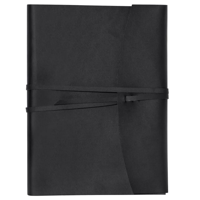 SCRIPTO A4 Wrap Journal Black