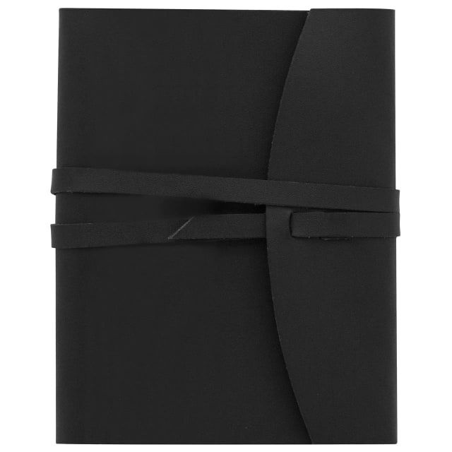 SCRIPTO A6 Wrap Journal Black