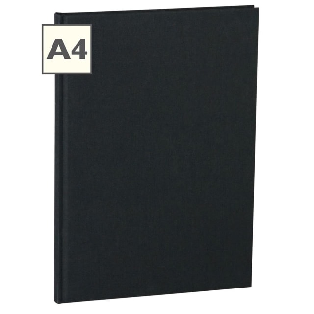 SEMIKOLON Book A4 Classic Lined Black