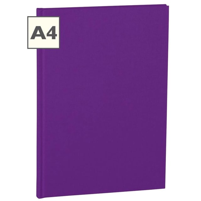 SEMIKOLON Book A4 Classic Lined Plum