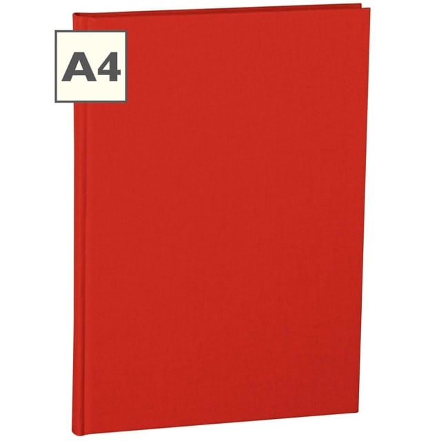 SEMIKOLON Book A4 Classic Lined Red