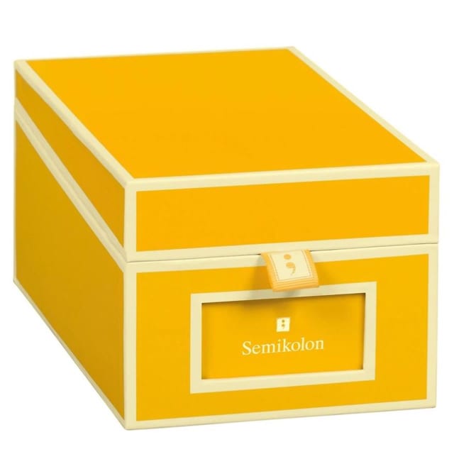 SEMIKOLON Business Card Box Sun