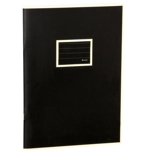 SEMIKOLON Exercise Book A4 Lined Black