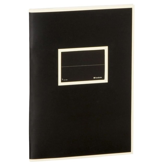 SEMIKOLON Exercise Book A5 Lined Black