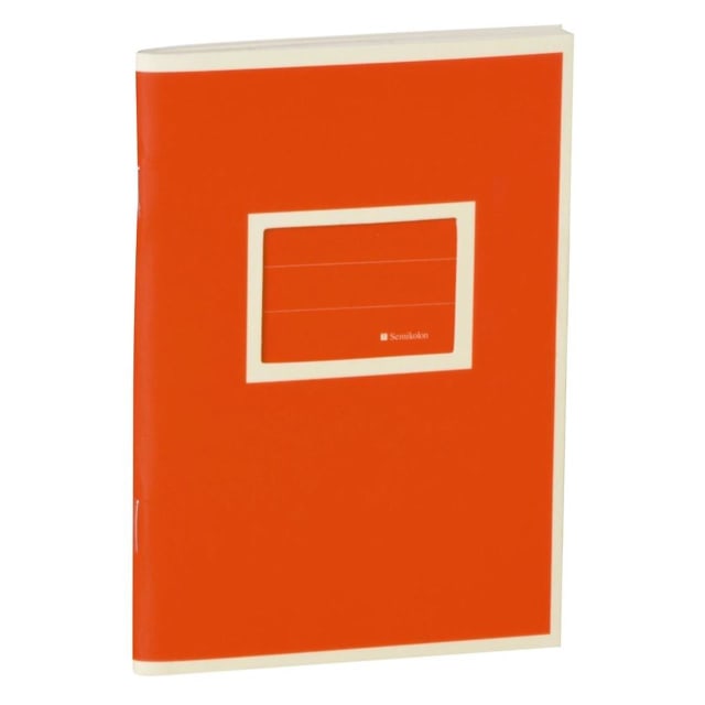 SEMIKOLON Exercise Book A6 Lined Orange