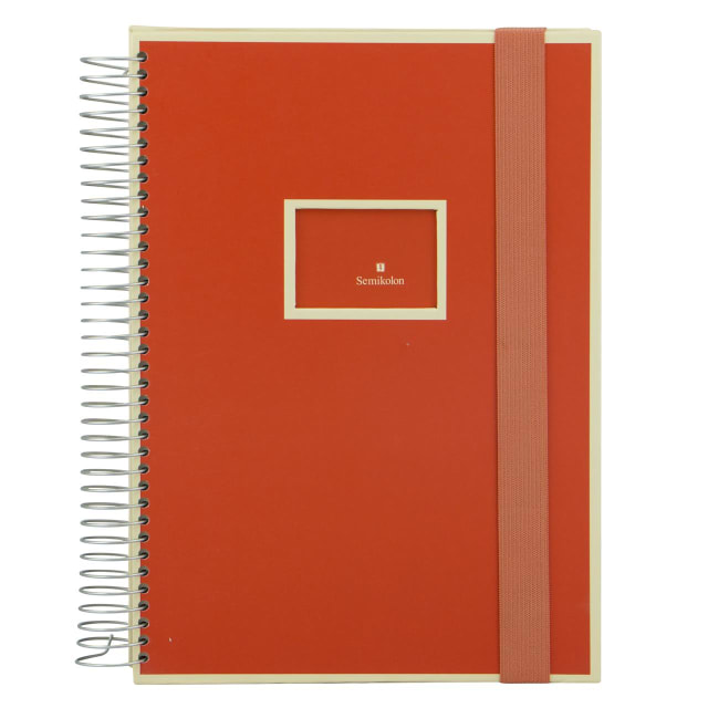 SEMIKOLON Mucho Spiral Notebook A4 Orange
