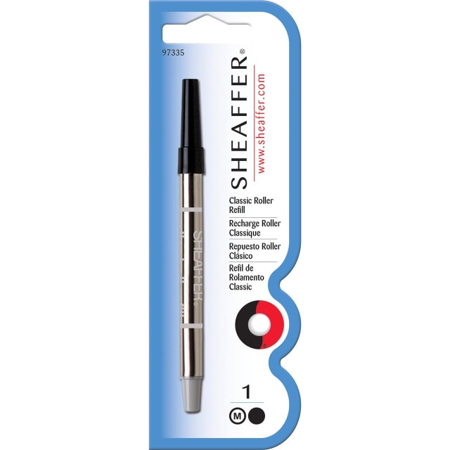 Sheaffer® Classic Rollerball Refill - Black Medium - Blister Card