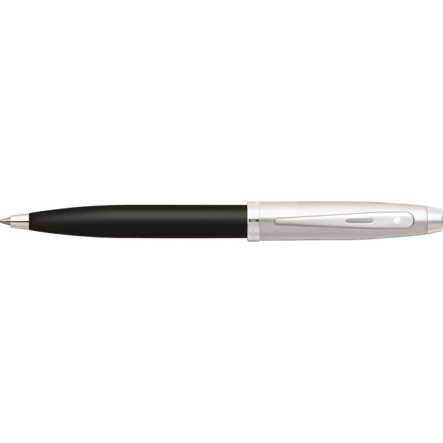 Sheaffer® 100 Glossy Black/Chrome/Nickel Plate Ballpoint Pen