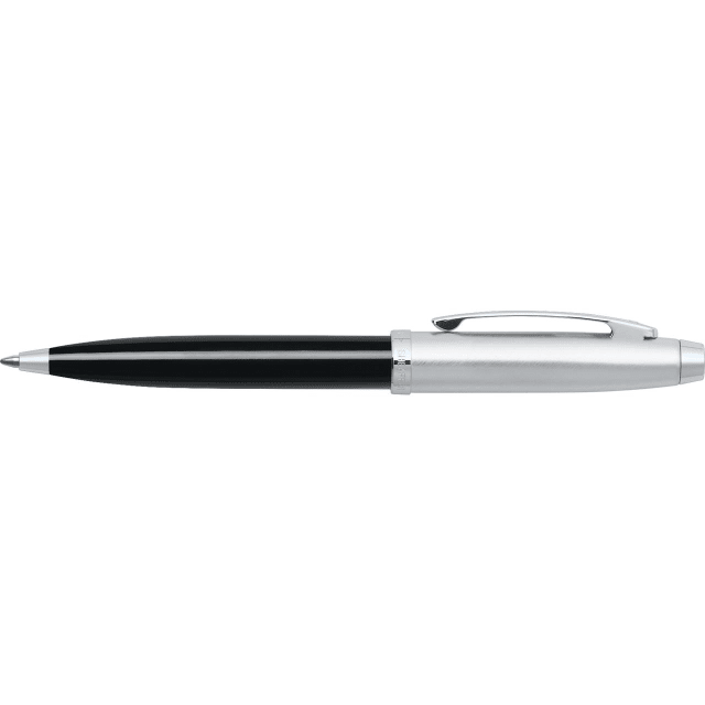 Sheaffer® 100 Glossy Black/Chrome/Nickel Plate Ballpoint Pen
