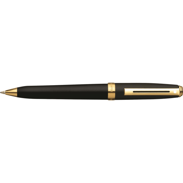 SHEAFFER Prelude Black Matte/22CT Gold Plate Ballpoint Pen