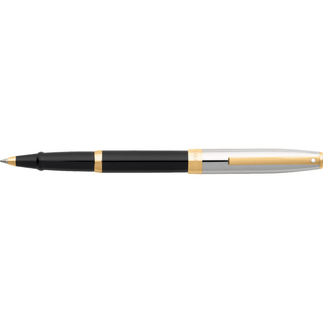 Sheaffer® SAGARIS 9475 Gloss Black Barrel and Chrome Cap Rollerball Pen With Gold Tone trim