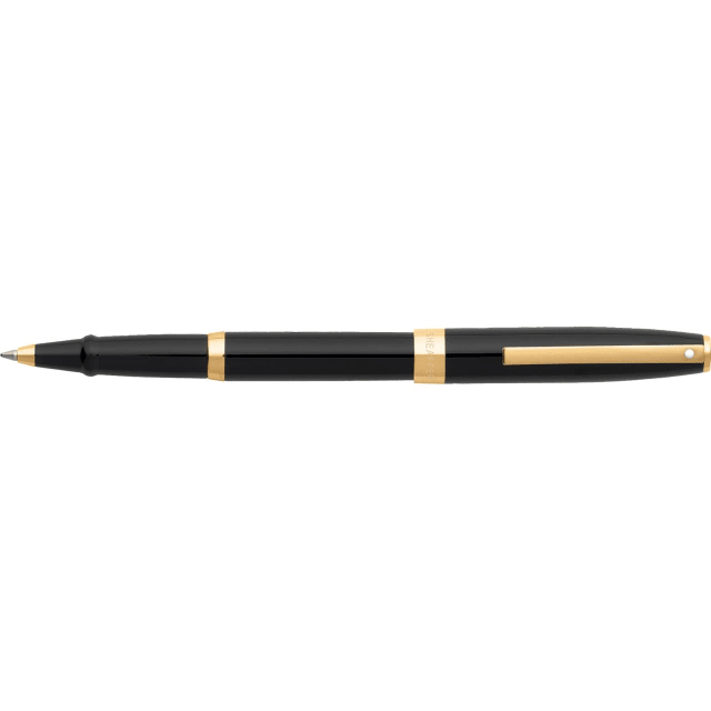 Sheaffer® SAGARIS 9471 Gloss Black Rollerball Pen With Gold Tone trim