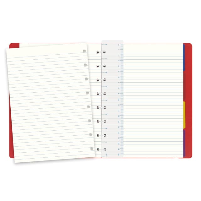 FILOFAX A5 CLASSIC NOTEBOOK RED