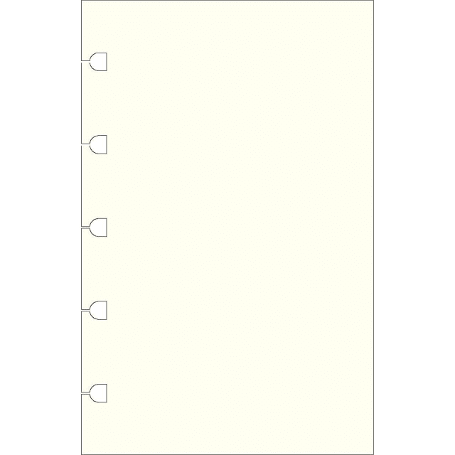 FILOFAX PKT NOTEBOOK REFILL PLAIN 32PK