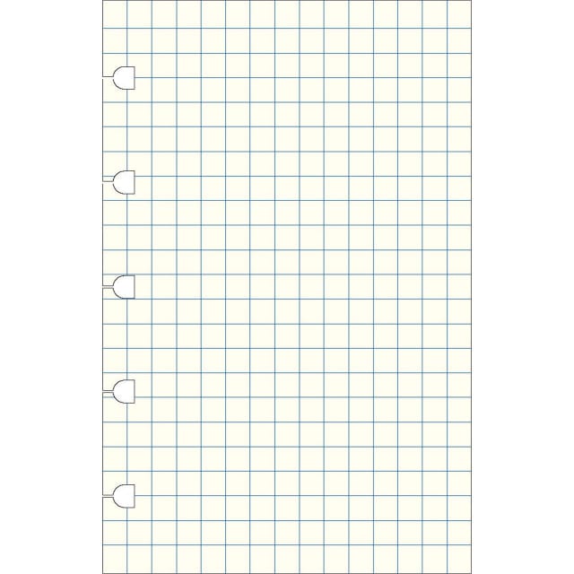 FILOFAX PKT NOTEBOOK REFILL SQUARED 32PK
