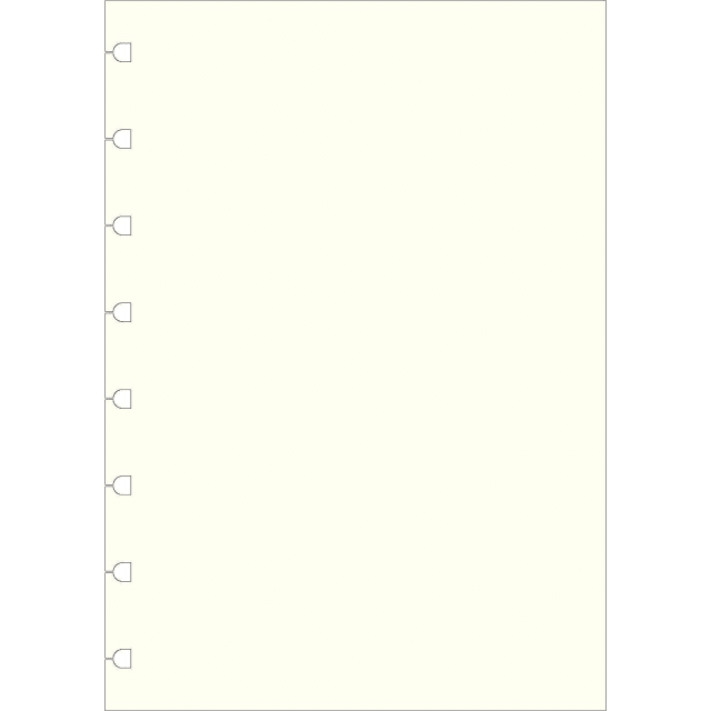 FILOFAX A5 NOTEBOOK REFILL WHITE PLAIN 32PK