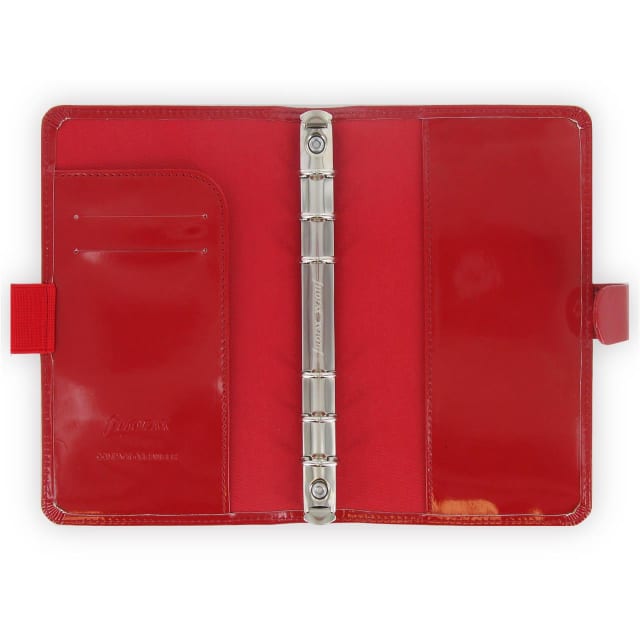 FILOFAX PER COM PATENT ORGANISER RED