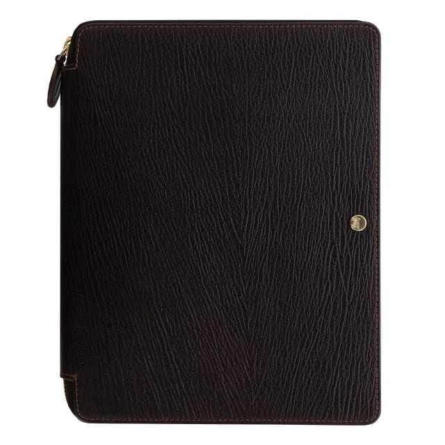 FILOFAX Chester A5 Zip Folio Brown