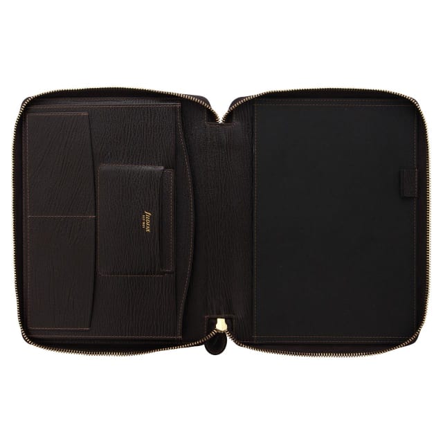 FILOFAX Chester A5 Zip Folio Brown