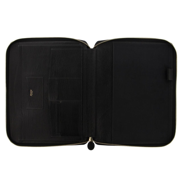 FILOFAX Chester A4 Zip Folio Blk